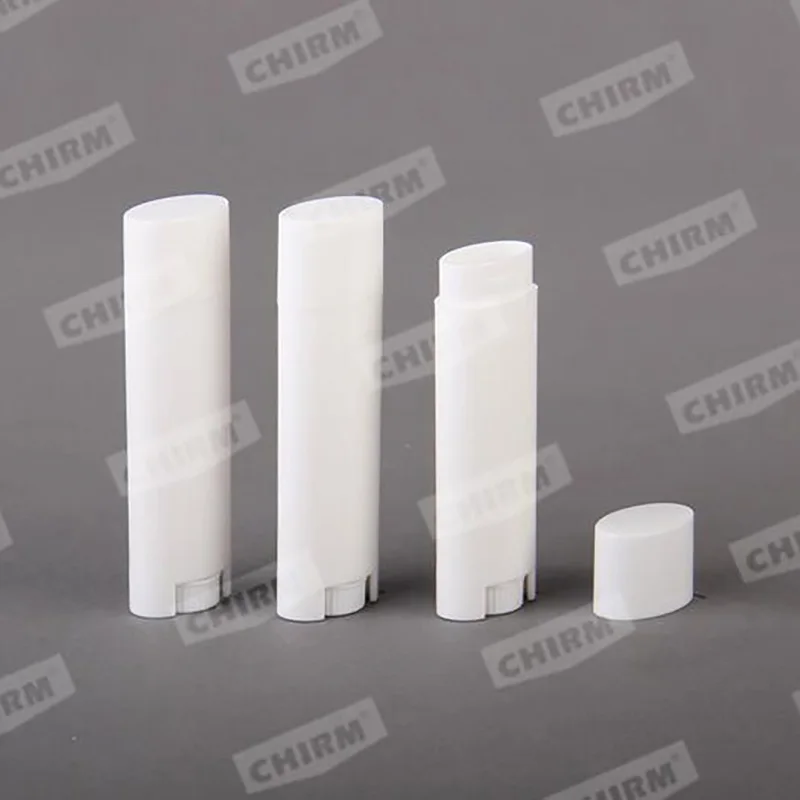 

100 Free shipping Oval Lip Balm Tube 4.5g 0.15oz Deodorant Container Lotion Bar Twist Empty