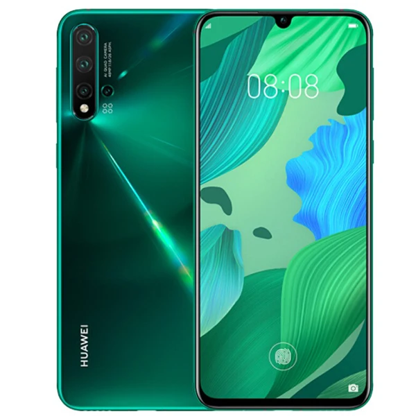 Смартфон HUAWEI nova 5 Pro 4G 6 39 дюймов Android 9 0 Kirin 980 четыре ядра 8 ГБ ОЗУ 256 Гб ПЗУ 3500 МП