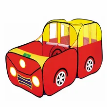 Автомобиль стиль Дети Играют Палатки водостойкие Складной Игровой домик для детей подарок Детские игрушка для улицы, для дома палатки играть в игры туннель