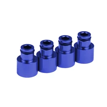 4Pcs Extenders Fuel Injector Adapters Sealing Anti-Corrosion Accessories Anti-rust Top Cap Spacers Car For B16 B18 D16Z D16Y