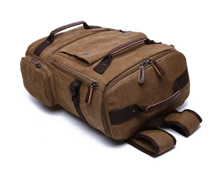 Винтажный холщовый рюкзак, мужской рюкзак для ноутбука, рюкзак, холщовая школьная сумка, дорожные рюкзаки для подростков, мужской рюкзак для компьютера, сумки