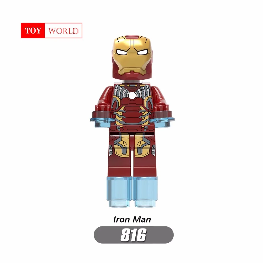 Marvel Super Heroes Мстители здания танос Конструкторы Богомол Железный человек енот