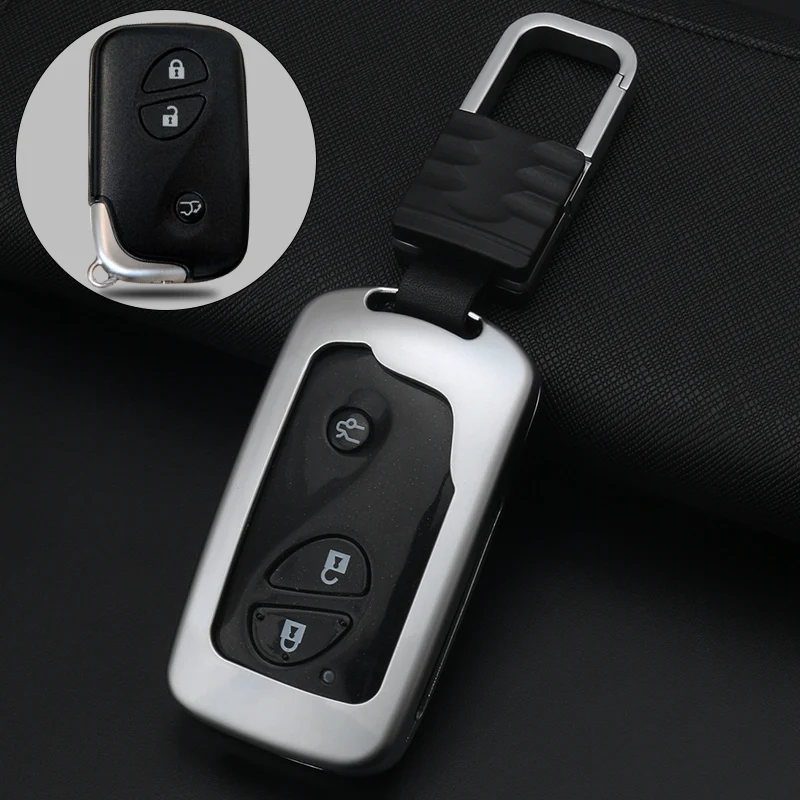 

2018 new ALLOY Auto Key Ring Key Chain Holder Car Key Case Cover For Lexus GX RX