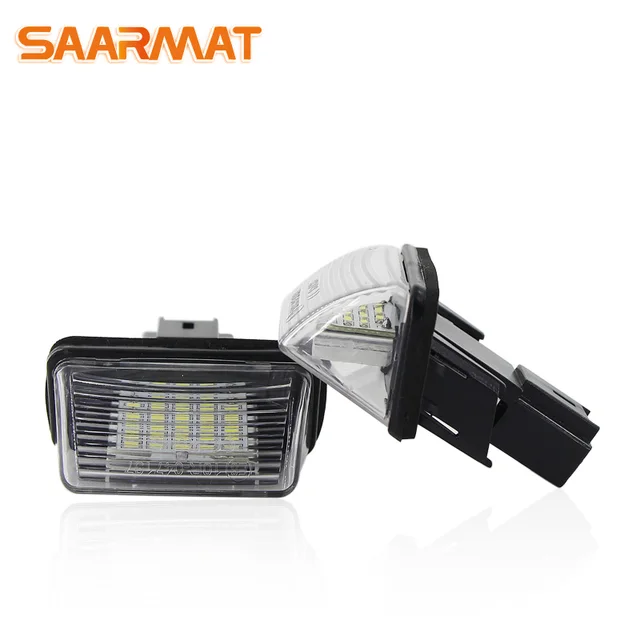 LED CANBUS Number License Plate Light For Peugeot 308, 5008, 406, 406(New), Partner, Tepee(B9), Partner B9, M49, M59 Car Lamp