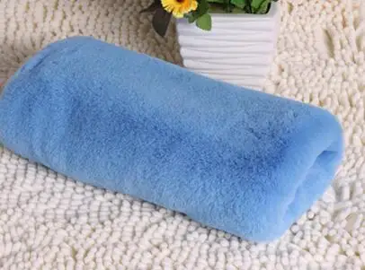 Женские зимние перчатки из искусственного меха, женские зимние теплые перчатки с флисовой подкладкой, теплые перчатки - Цвет: blue