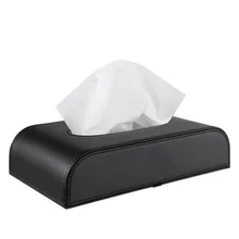 Черный автомобиль коробка ткани блок тип подлокотник бумажное полотенце чехол Хороший интерьер Стайлинг Аксессуары