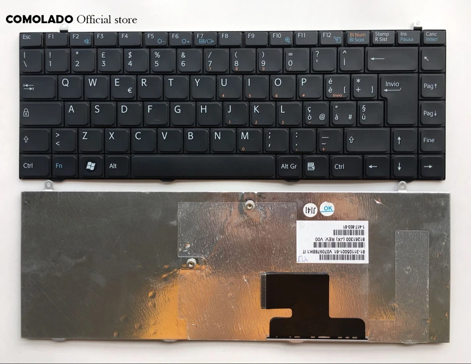 Итальянская клавиатура для Sony Vaio VGN-FZ FZ FZ150E FZ160E FZ180E FZ190 FZ220E FZ230E FZ240E FZ250E | Компьютеры