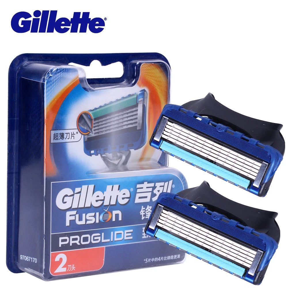 Original Gillette Brands Fusion Proglide Flexball Razor Blades Man's Shaving Razor Blade Shaver