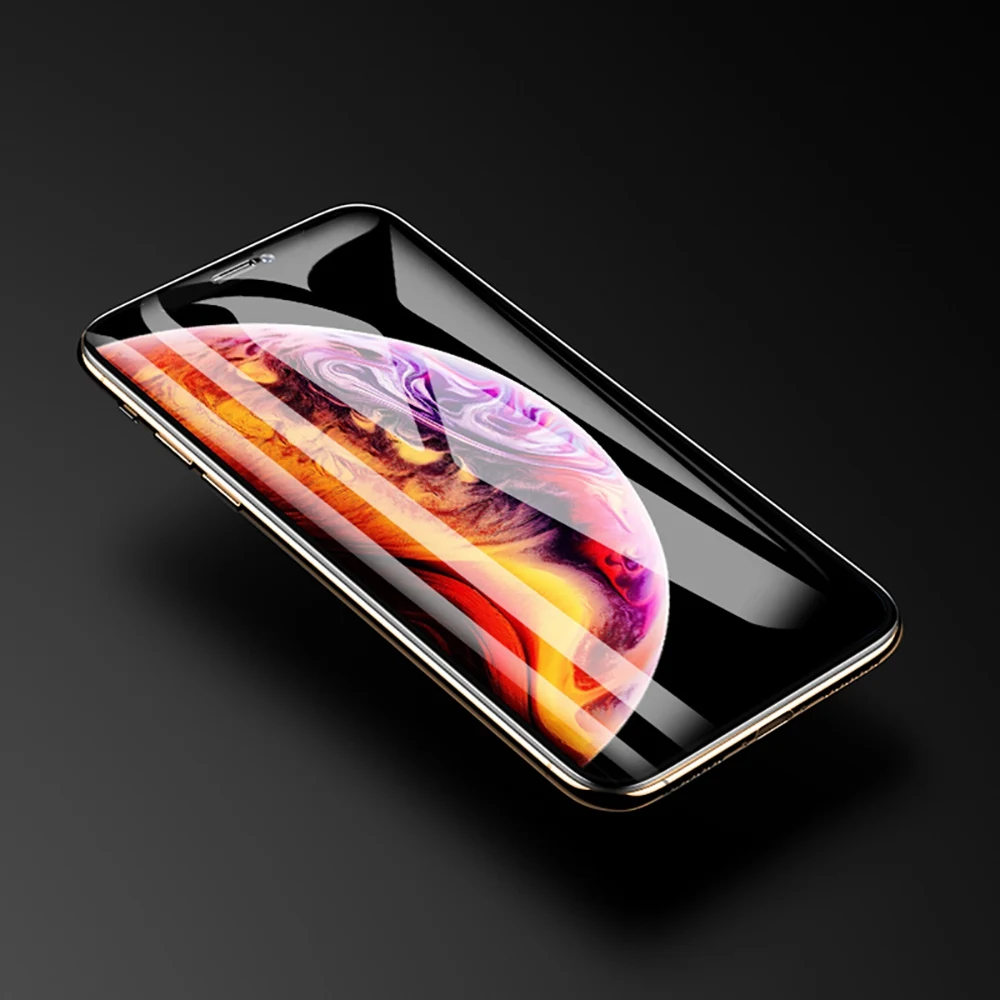 Стекло TOMKAS для iPhone X XS Max XR защита экрана 6D полное покрытие закругленные края Защитное стекло для iPhone 6 s 7 8 Plus XS Max