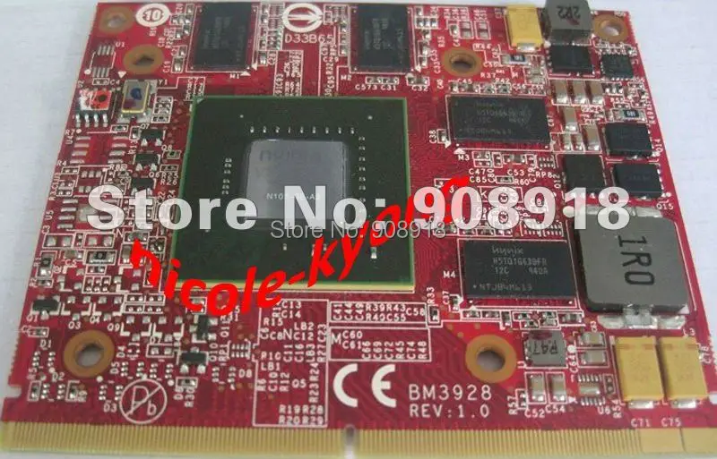  GT 250M DDR3 1GB MXM A N10E-GE-A2 VGA Video Card for Aspire 5739G 5935G 5940G 7735G 7738G 8735G 8940G IdeaCentre B500 B505 A600 