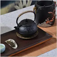 Японский Стиль без покрытия чугунный чайник Tetsubin Чай горшок кухонная утварь черный Гвоздь Чайник Кунг-фу Чай сервизы посуда