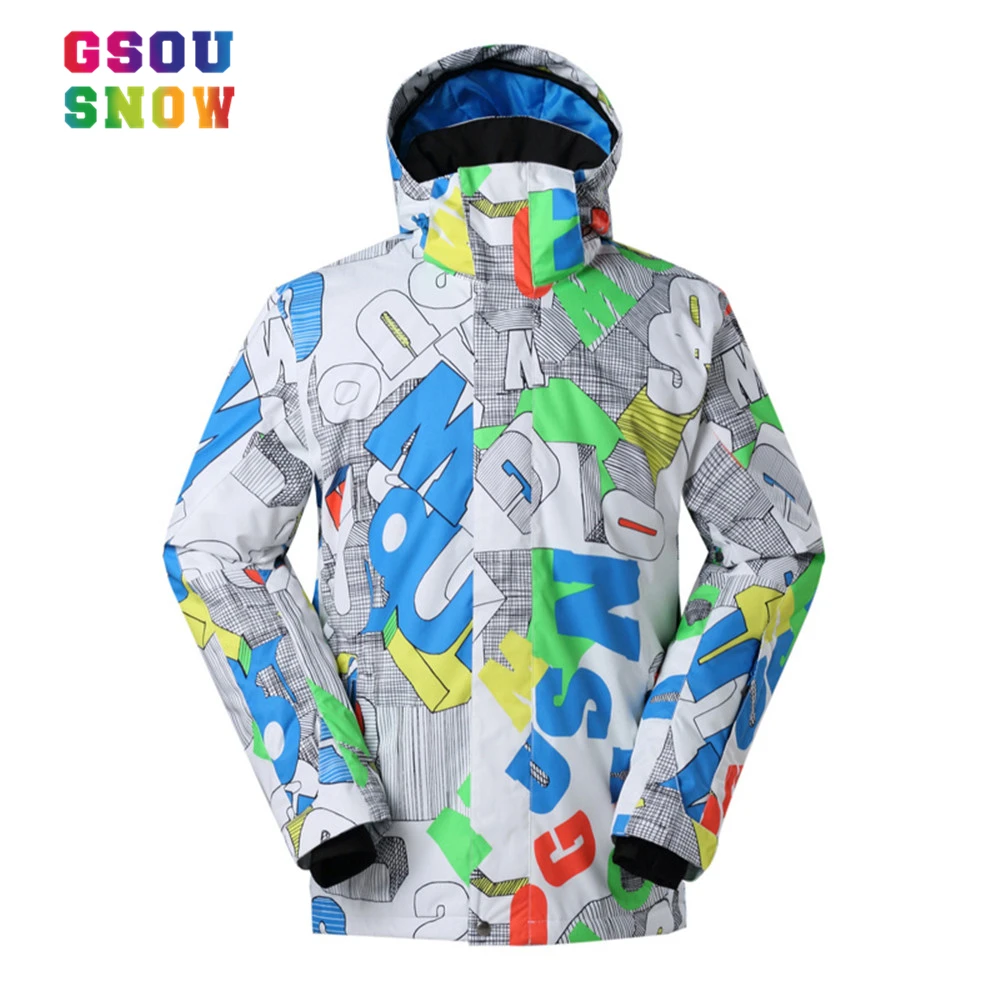 Зимние лыжные куртки для мужчин Gsou зимние теплые уличные сноуборда