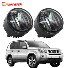 Cawanerl 2 X Car Styling LED DRL Luci di Marcia Diurna Nebbia luce Per Nissan X-Trail T31 2007 2008 2009 2010 2011 2012 2013