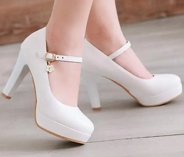 

Zapatos Mujer Wedding Platform Shoes Woman Ladies Women Pumps High Heels Nice Spring Fashion Elegant Chaussure Femme C161686