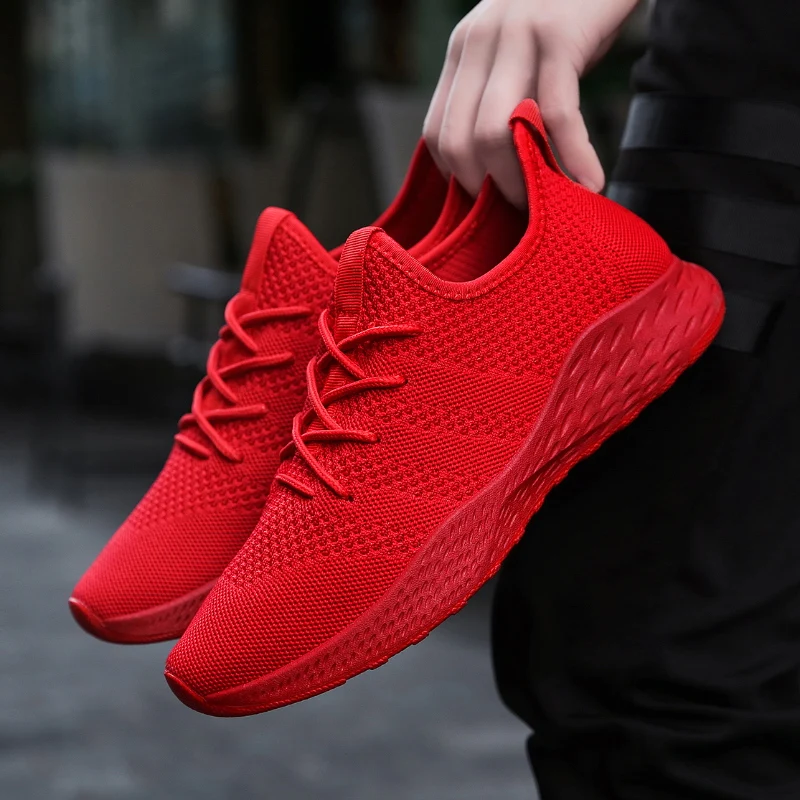 

Popular Men sneakers Spring fall Breathable mesh Fashion Male Casual Shoes Comfortable Brand Mens shoes Zapatos Plus size 39-46