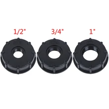 1/2 cala 3/4 cala 1 calowy gwint IBC Tank Adapter złącze kranu wymiana zaworu montaż dla domu ogród złącza wodne(China)