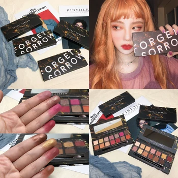 

Marble Eye Makeup Palette 14 Color Matte Shimmer Eyeshadow Pallete glitter powder Eye Shadow Earth pigment Eyeshadow Palette