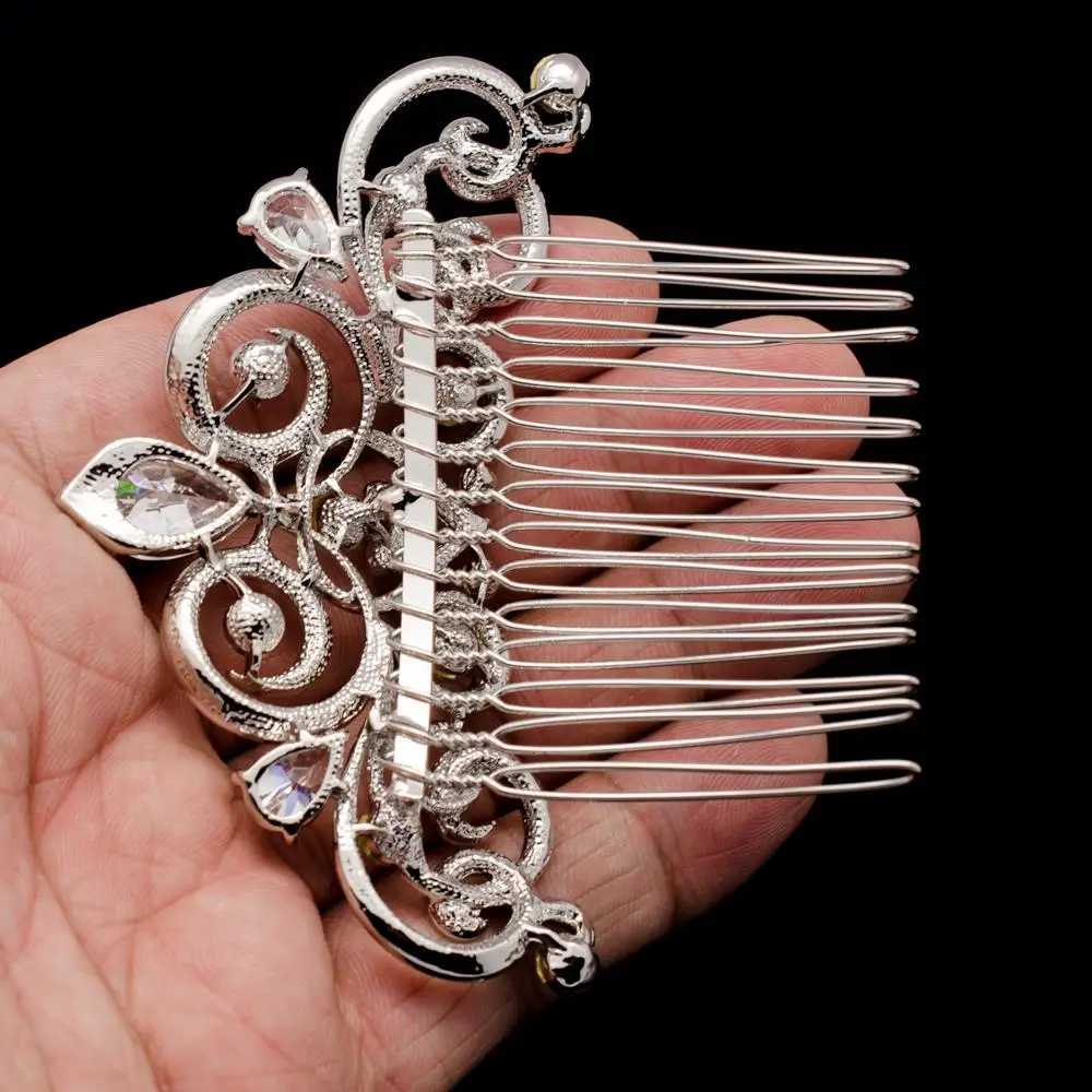 Женский гребень для волос в винтажном стиле свадебные аксессуары с кристаллами и