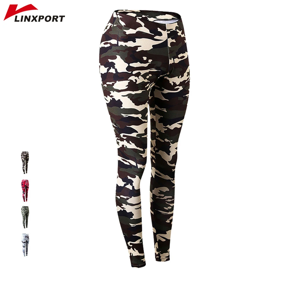 

Women Camouflage Pants High Waist Sports Trousers Skinny Sexy Fitness Tight Quick Dry Leggings Girl Compression Running Pants