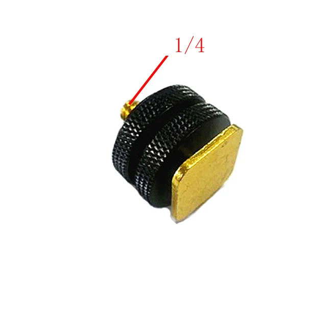 New-1-4-Tripod-Gold-Mount-Screw-with-Double-Layer-to-Flash-Hot-Shoe-Adapter-Holder.jpg_640x640