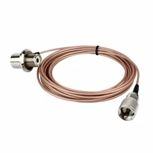Розовый 5 м коаксиальный кабель UHF/PL-259 для Для мужчин YAESU для ICOM KENWOOD для мобильных телефонов радио антенна J6239E