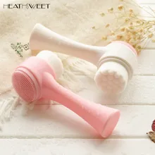 Healthsweet многофункциональная силиконовая неэлектрическая щетка для очищения лица мягкая щетина средней длины мягкая щетка для головы мыть поры
