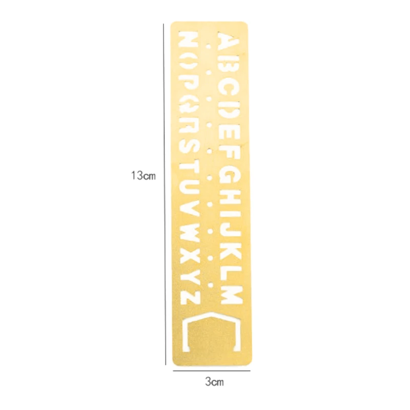 Горячая-Kawaii металлическая полая линейка прямая Закладка рисунок «сделай сам» шаблон инструмент школьные канцелярские принадлежности