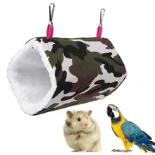 Soft Premium Canvas Bird Hamster Hanging Cage Stainless Steel hooks Hanging Nest Bed Small Pet Shuttle Play Warm Hammock