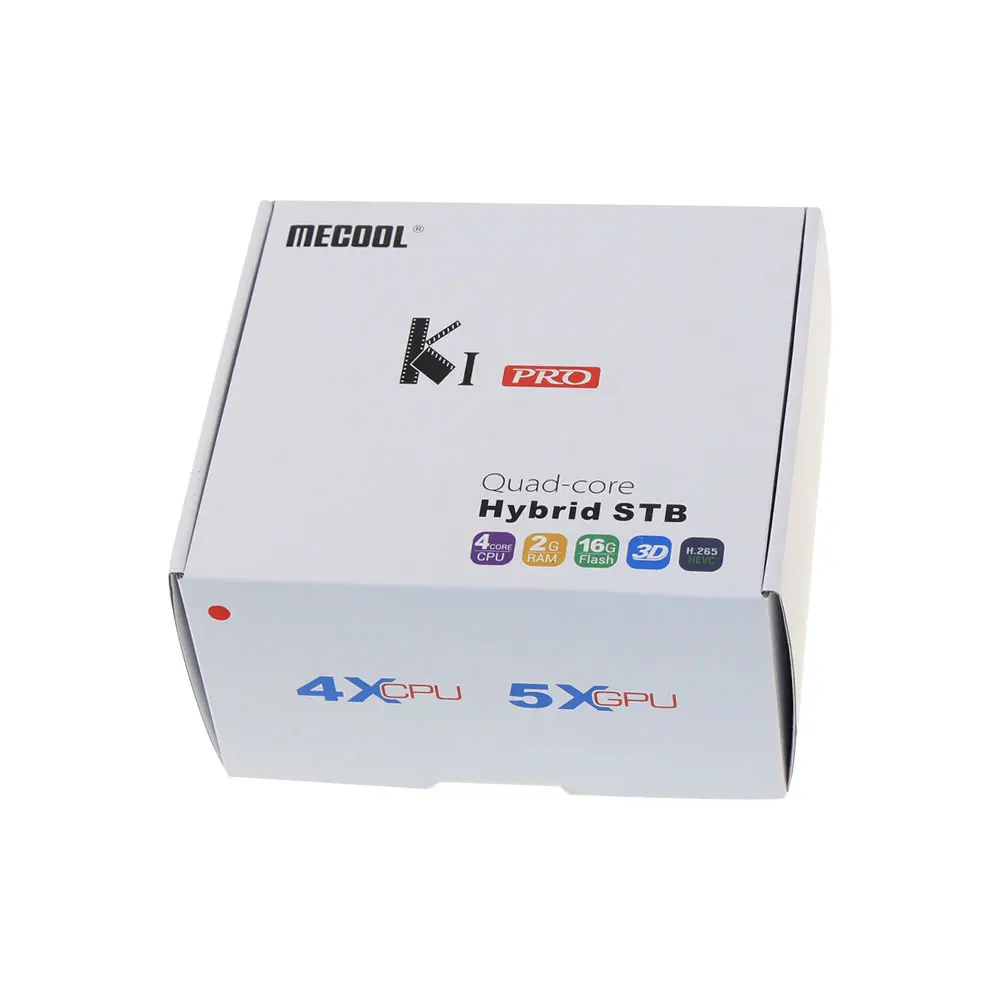 Mecool KI PRO 2 ГБ/16 ГБ DVB-T2 DVB-S2 DVB-C Android 7,1 ТВ приставка Amlogic S905D двойной wifi HD спутниковый ресивер Поддержка Cline IP tv