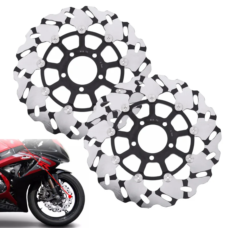 Motorcycle Front Brake Disc Rotors For Suzuki GSXR 600 97 03 GSXR 750 T