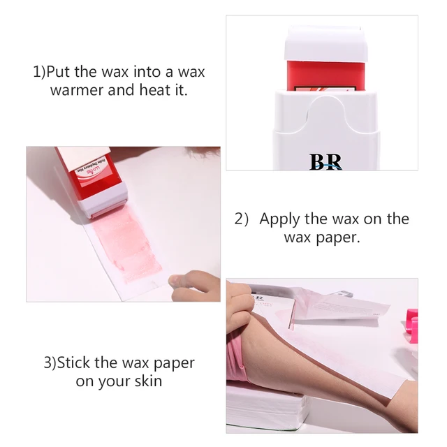100g Depilatory Wax Cartridge Hair Removal Cream Beeswax 5 Flavor