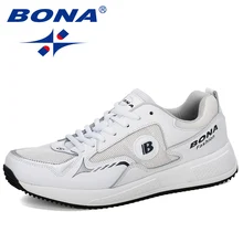 BONA/Новинка года; классические кроссовки для бега; мужские кроссовки; Мужская Спортивная обувь на открытом воздухе; дышащая прогулочная обувь для бега