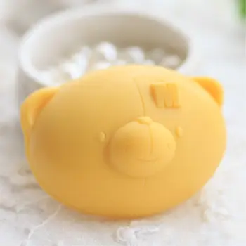 

Grainrain Memory Silicone Bar Soap Mold Bear Feet for Diy Craft Handmade Soap Candle Resin