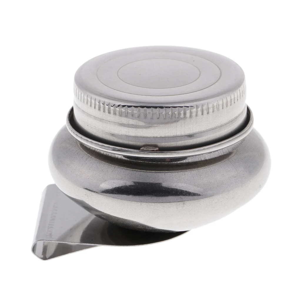 

Portable Stainless Steel Single Hole Dipper Container Cup Oil Pots Water Paint Palette Cup Clip