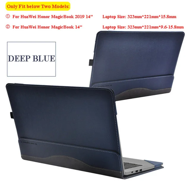 1:1 из искусственной кожи чехол для huawei Honor MagicBook 14 Smart Cover для Honor MagicBook 14 защитный чехол сумка - Цвет: Многоцветный