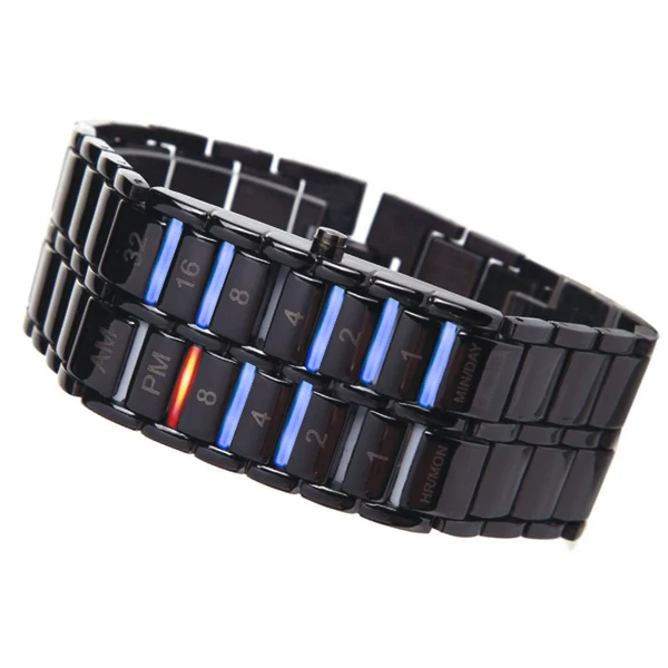 Мужской цифровой светодиодный цифровой кварцевые наручные часы День отца модный креативный подарок LXH