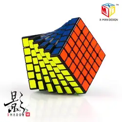 QiYi 6X6 cube X-MAN дизайн 6x6x6 кубик рубика Магнитная версия Mofangge Magic cube головоломки 6x6 Скорость cube профессиональные развивающие игрушки