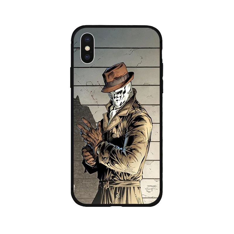 Watchmen Doctor Manhattan DC Rorschach мягкий силиконовый черный чехол для телефона iPhone 5 5S SE 6 6s 7 8 plus X Xs XR max - Цвет: 1319