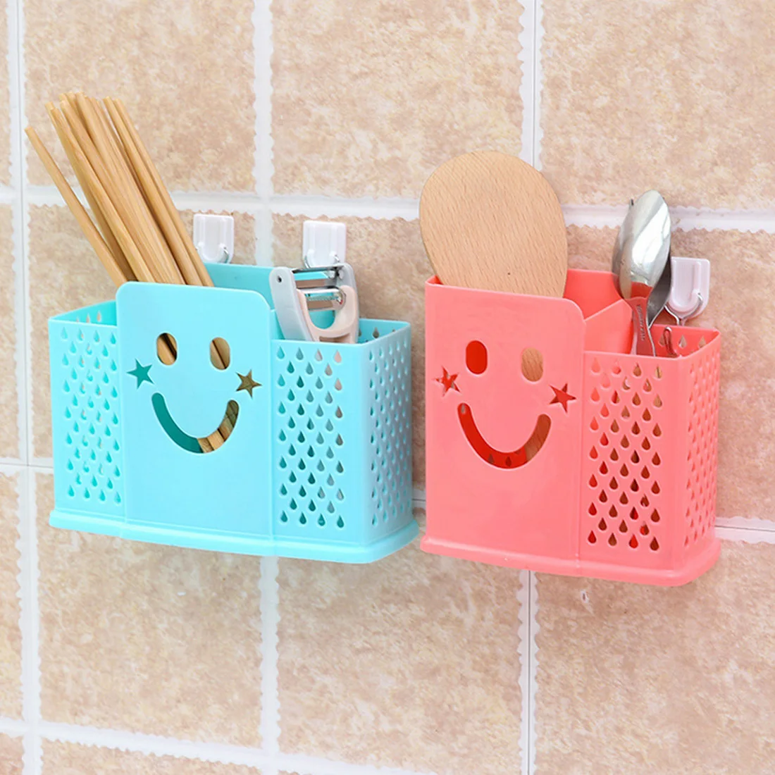 

Creative Multifunction Kitchen Storage Rack Chopstick Spoon Fork Tableware Organize Holder Large Capacity Draining Rack