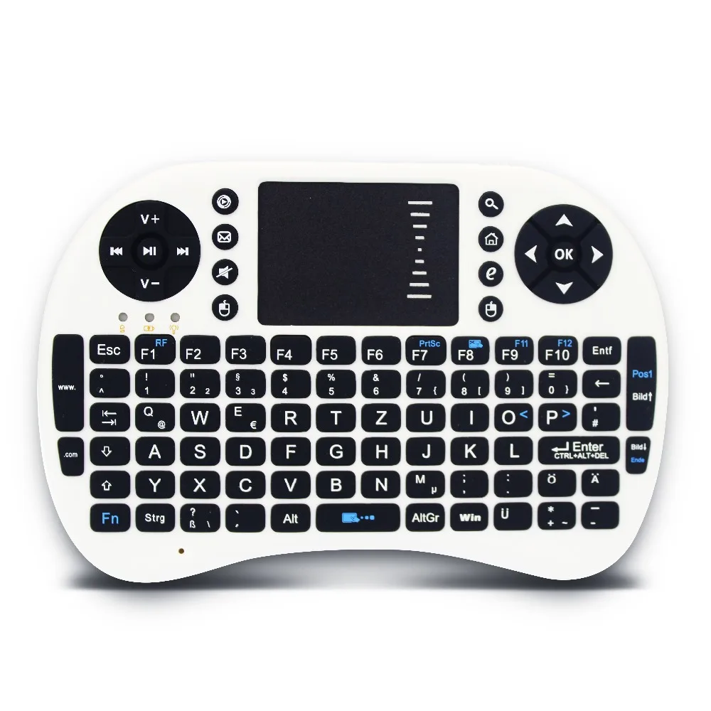 Немецкая/тайская/Тайваньская I8 2 4 GHz Беспроводная мини клавиатура Air Mouse Touchpad