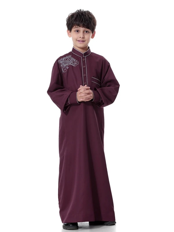 6 шт./лот Элегантная вышивка tobe2017 Jubba softy thawb детская одежда в исламском стиле