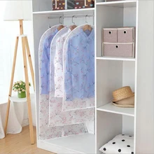 Горячая Распродажа водонепроницаемый пылезащитный чехол для одежды EVA компактный пылезащитный сумки для хранения Организатор одежды Грибки-изоляция пылезащитный чехол для костюма