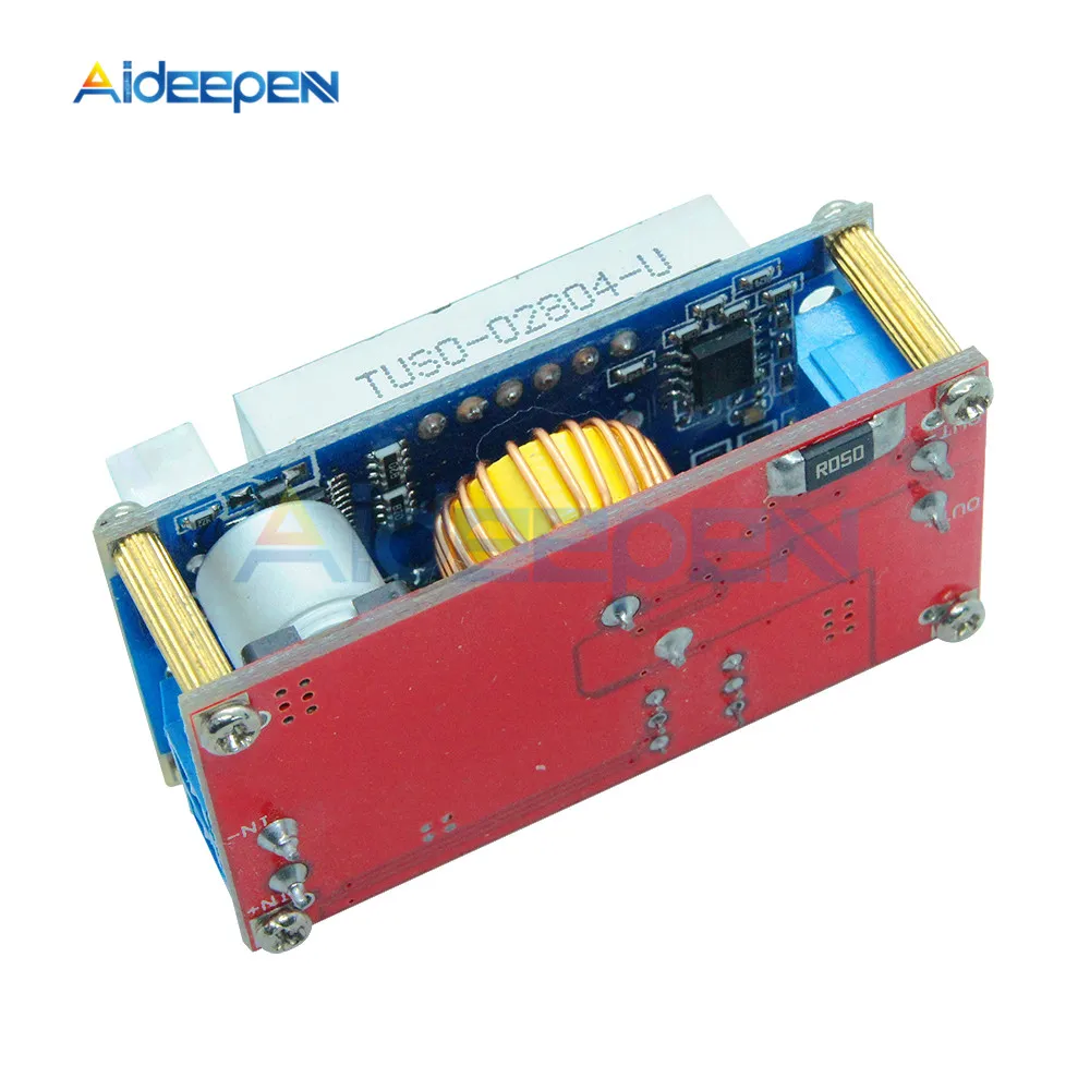 CC/CV понижающий модуль заряда Цифровой регулируемый приемник модуль заряда Вольтметр Амперметр светодиодный драйвер привода для Arduino синий красный