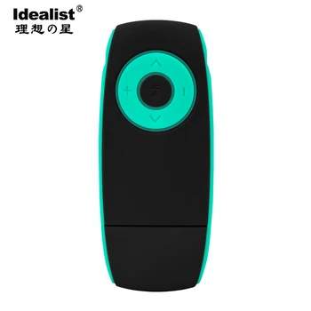 

Idealist Sport Mp3 Player Running Music Player Inline U Disk MP3 Mini Student Walkman ABS 16G Built-In Speaker Armband Earphone