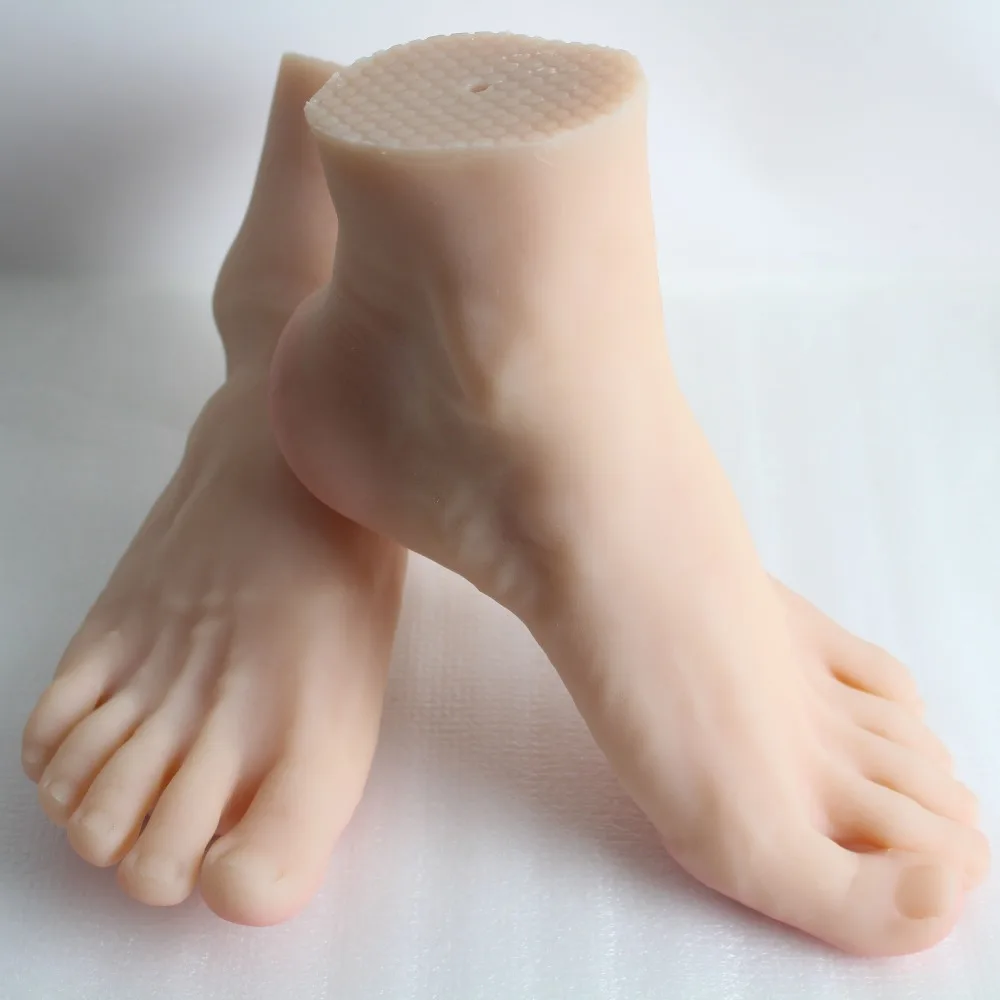 Мягкий силиконовый реалистичный Манекен мужчина ножной дисплей|mannequin foot display|foot
