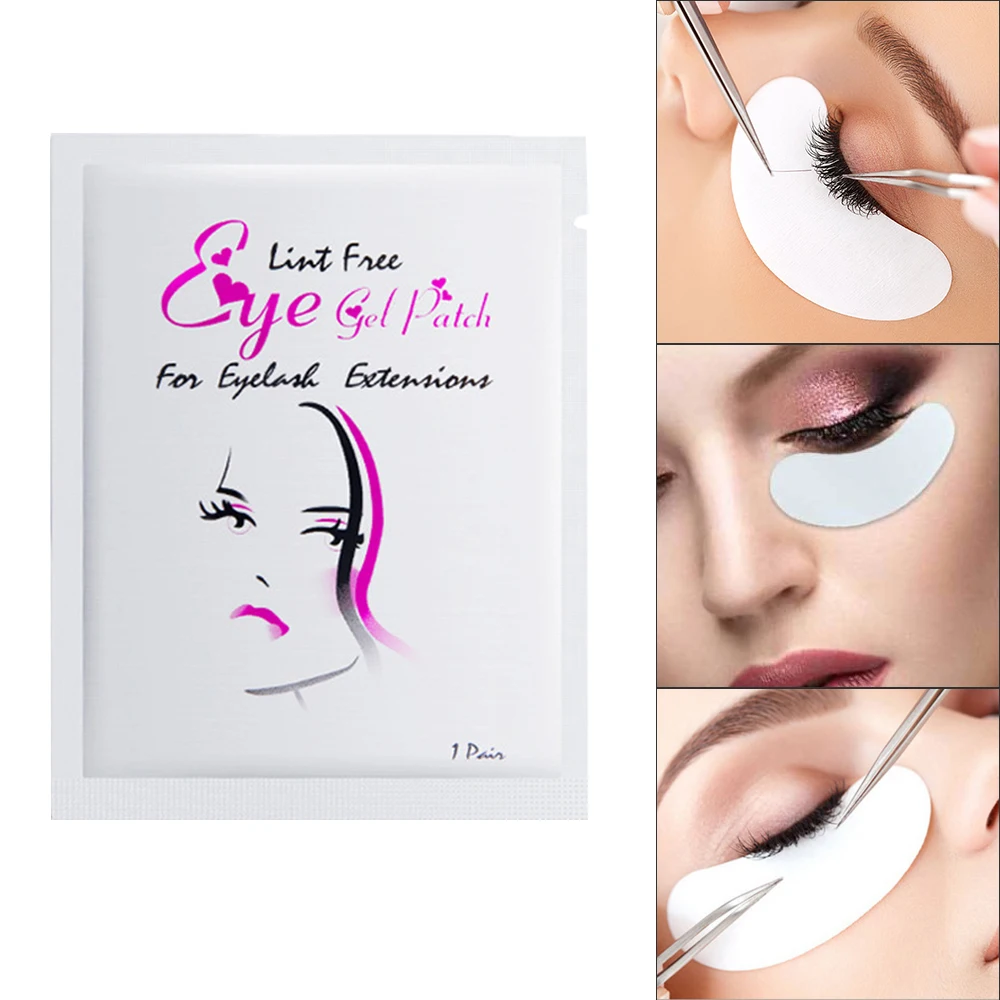 

50/100 Pairs Eye Patches Eyelash Under Eye Pads Lash Eyelash Extension Patches Eyes Mask Sticker Eyes Care Sleep Masks TSLM1