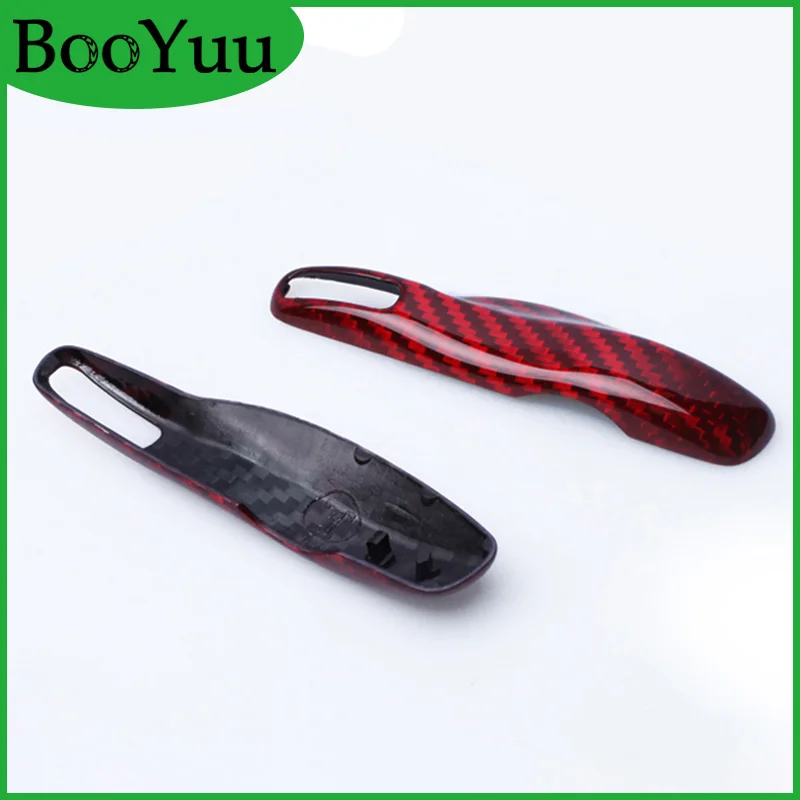 BooYuu T-Carbon Fiber Key Car чехол для ключа Крышка для Porsche 911 Macan Cayenne Panamera 4S брелок аксессуары