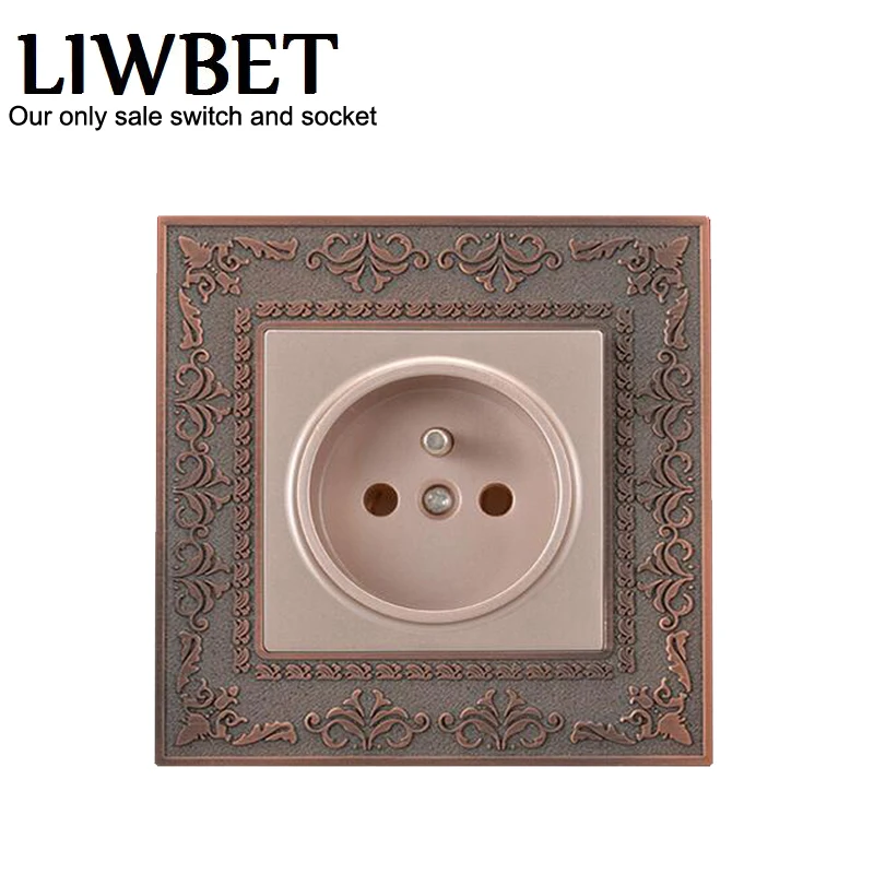 AC 110250V New wall Outlet and French Standard 16A Wall Power Socket