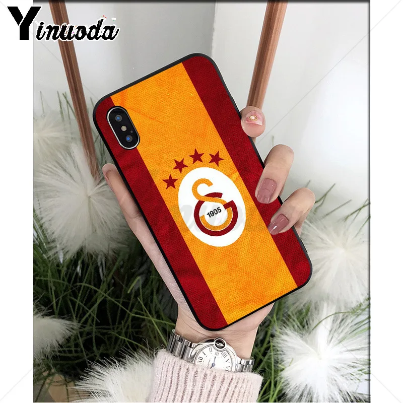 Yinuoda Турция Galatasaray SK Mustafa Kemal Ataturk силиконовый мягкий ТПУ чехол для телефона для iPhone 8 7 6 6S Plus X XS MAX 5 5S SE XR