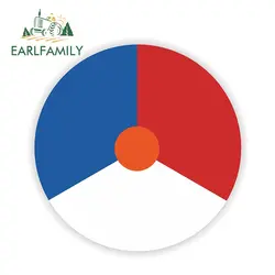 EARLFAMILY 13 см x 13 см голландская воздушная сила Roundel виниловая наклейка на ноутбук планшет шкафчик дверь наклейка Водонепроницаемая